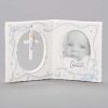 Occasions Regers Baby&Baptism Frames Plaques & Keepsake Boxes | Boy Frame With Cross 4"H