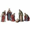 Christmas&Advent Regers | Nativity With Fleur-De-Lis Pattern 8"H 6Pcs