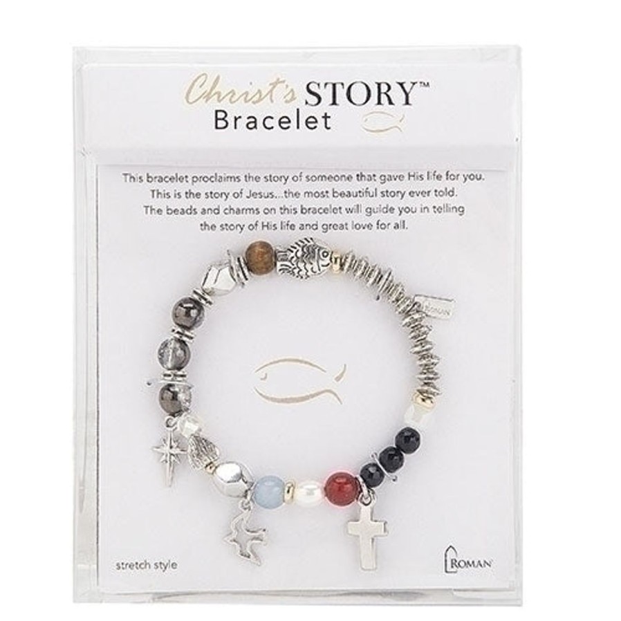 Jewelry&Medals Regers | Christ'S Story Stretch Bracelet 7"L