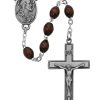 Rosaries Regers | Rosary - Brown Wood Rosary Boxed