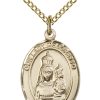 Jewelry&Medals Regers | Our Lady Of Loretto Necklace Gold Filled 18"