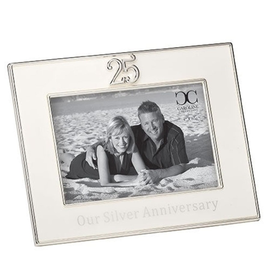 Occasions Regers Wedding&Anniversary Frames Plaques & Keepsake Boxes | 25Th Anniversary Frame 6.75"H