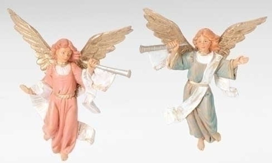 Christmas&Advent Regers | Angels Trumpeting 2Pc Set 5" Scale