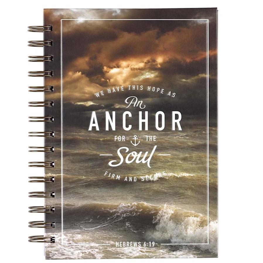 Gift Ideas&Other Regers | Anchor For The Soul Large Wirebound Journal - Hebrews 6:19