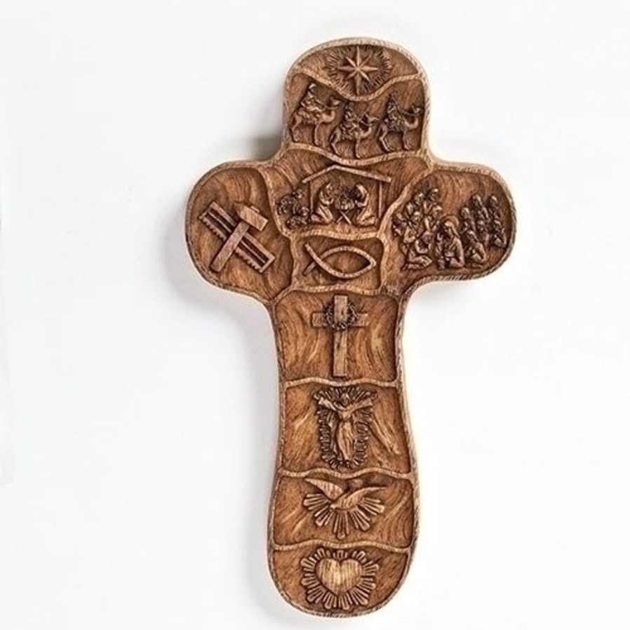 Crosses & Crucifixes Regers | Christ'S Story Wall Cross 8"H