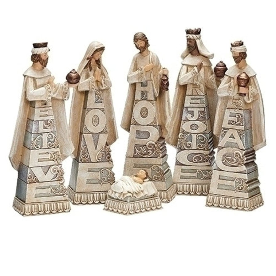 Christmas&Advent Regers | Nativity Stacked 8.25"H 6Pc Set