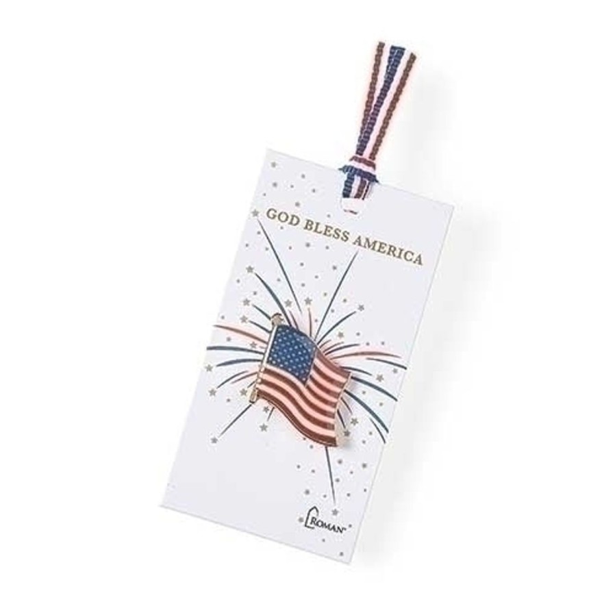 Jewelry&Medals Regers | American Flag Pin 1"H