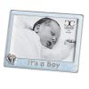 Occasions Regers Baby&Baptism Frames Plaques & Keepsake Boxes | It'S A Boy Blue Frame With Feet 5"H