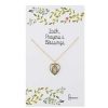 Jewelry&Medals Regers | Miraculous Medal Necklace Gold 15"L