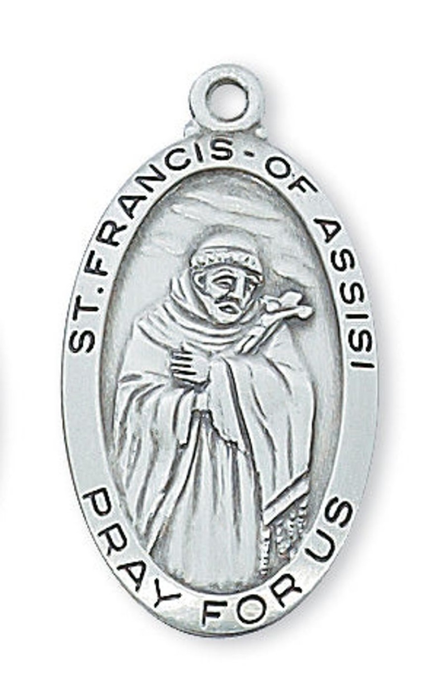 Jewelry&Medals Regers | Francis - St. Francis Medal - Sterling Silver