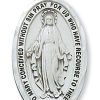 Jewelry&Medals Regers | Miraculous Medal - Sterling Silver 24"