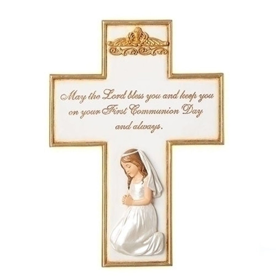 Occasions Regers Communion Crosses & Crucifixes | Communion Girl Cross 8.5"H