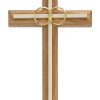 Occasions Regers Wedding&Anniversary Crosses & Crucifixes | Cross - 8In. Oak With Overlay Wedding Cross Boxed