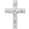 Jewelry&Medals Regers | Crucifix Necklace - Sterling Silver 24"