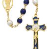 Jewelry&Medals Regers | Holy Mass Crucifix Rosary - Blue Boxed