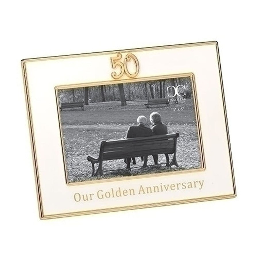 Occasions Regers Wedding&Anniversary Frames Plaques & Keepsake Boxes | 50Th Anniversary Frame 6.75"H