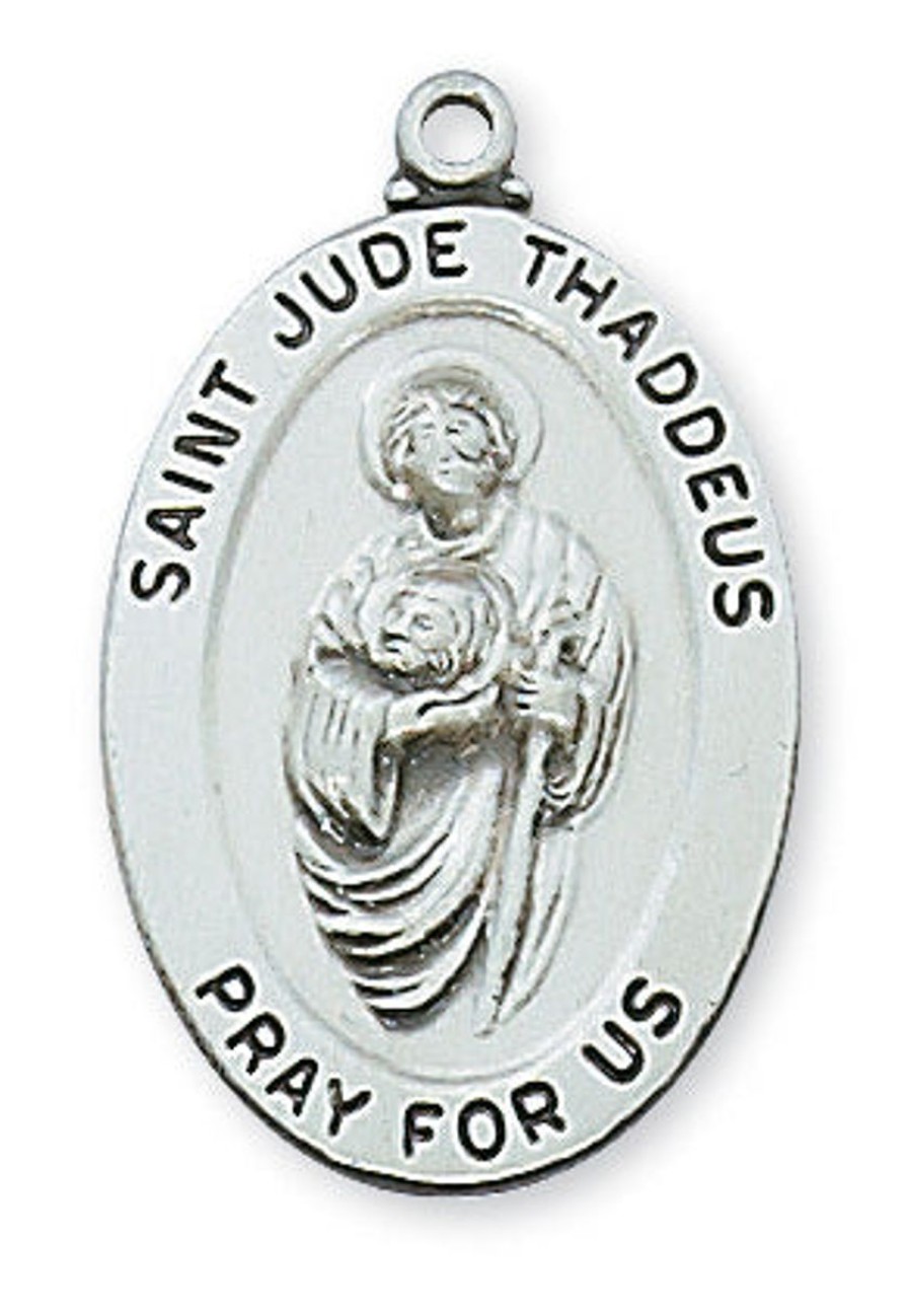 Jewelry&Medals Regers | Jude - St. Jude Medal - Sterling Silver