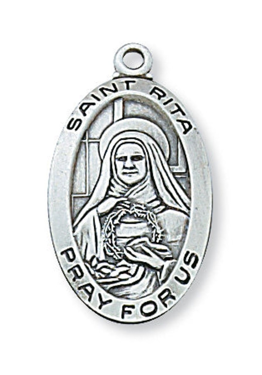 Jewelry&Medals Regers | Rita - St. Rita Medal - Sterling Silver