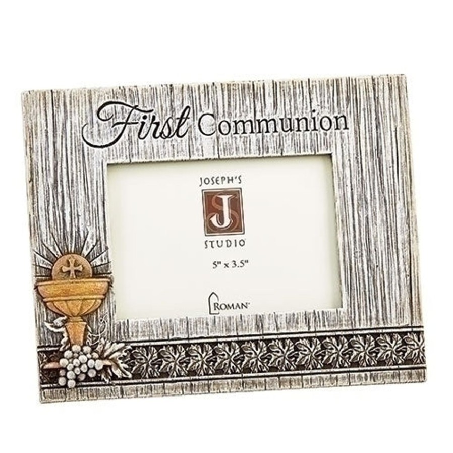 Occasions Regers Communion Frames Plaques & Keepsake Boxes | Distressed Communion Frame 6.5"H