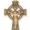 Jewelry&Medals Regers | Celtic Crucifix Necklace - Gold Over Sterling