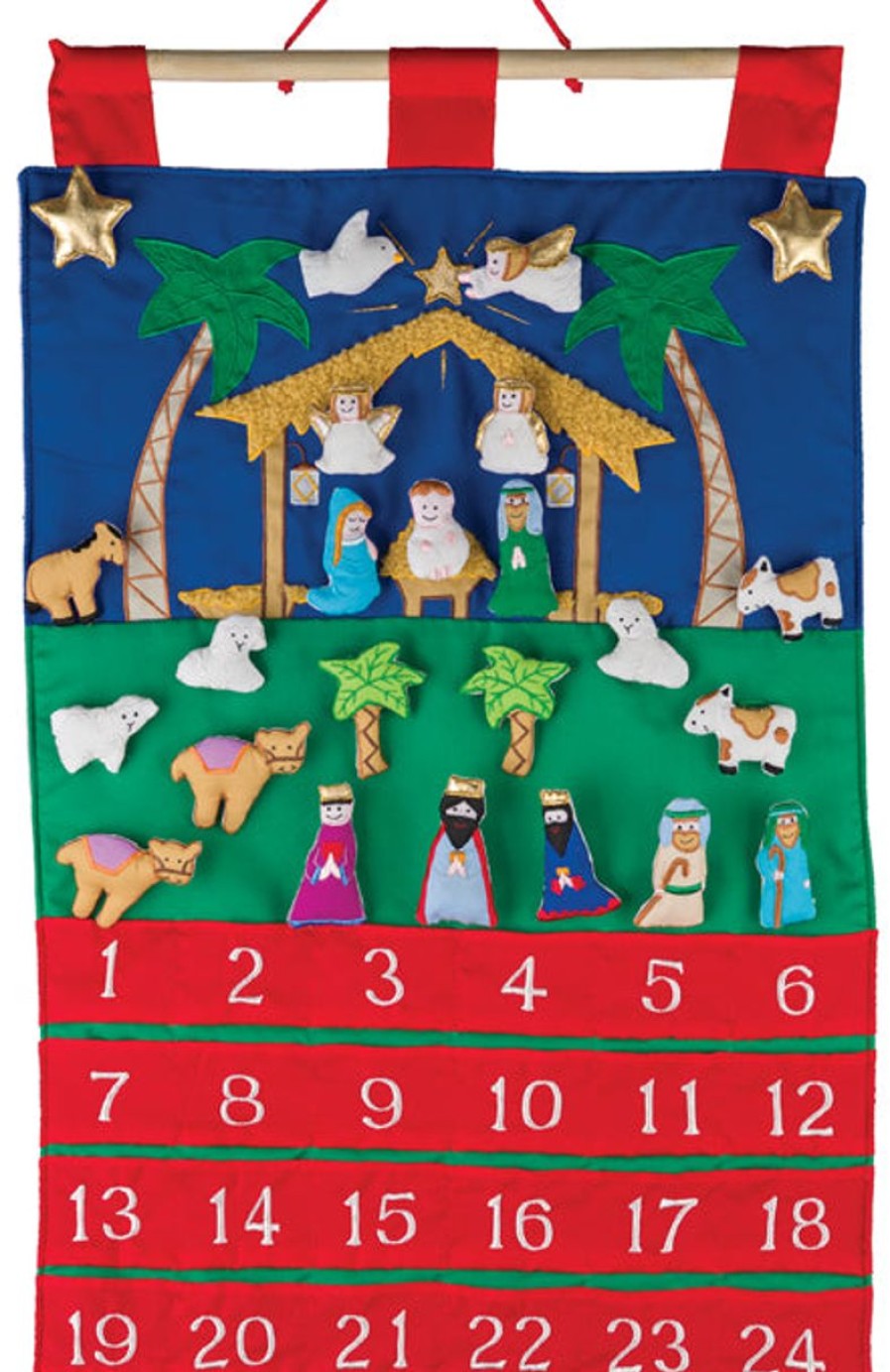 Christmas&Advent Regers | Nativity Fabric Advent Calendar