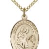 Jewelry&Medals Regers | Our Lady Of Mercy Necklace Gold Filled 18"