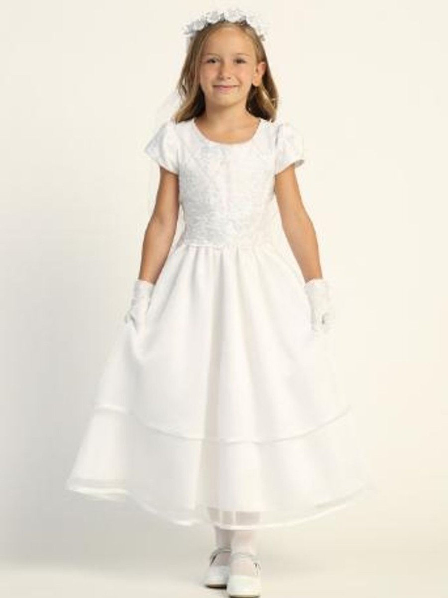 Occasions Regers Dresses & Veils | Communion Dress - Embroidered Tulle With Sequins