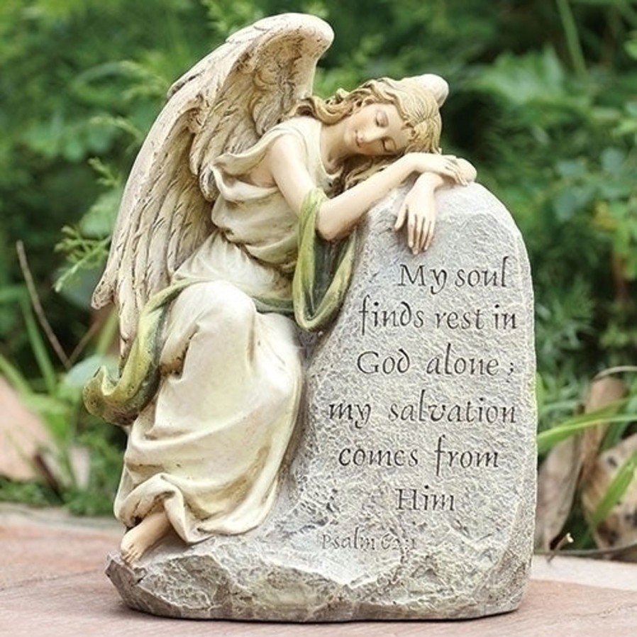 Occasions Regers Memorial Garden Statues | Sleeping Angel Memorial Garden Statue 8"H