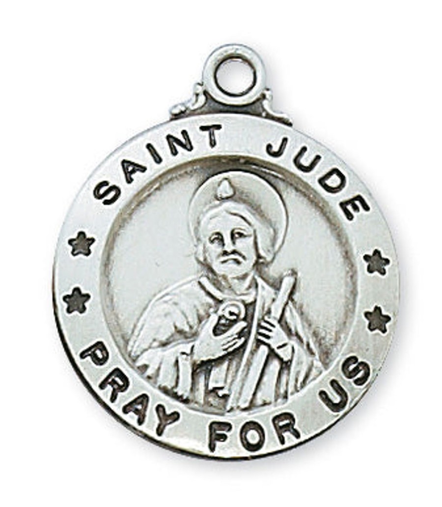 Jewelry&Medals Regers | Jude - St. Jude Medal - Sterling Silver