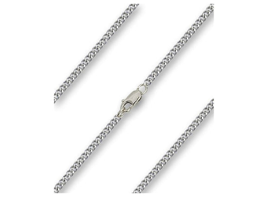 Jewelry&Medals Regers | Light Rhodium 20" Heavy Curb Chain