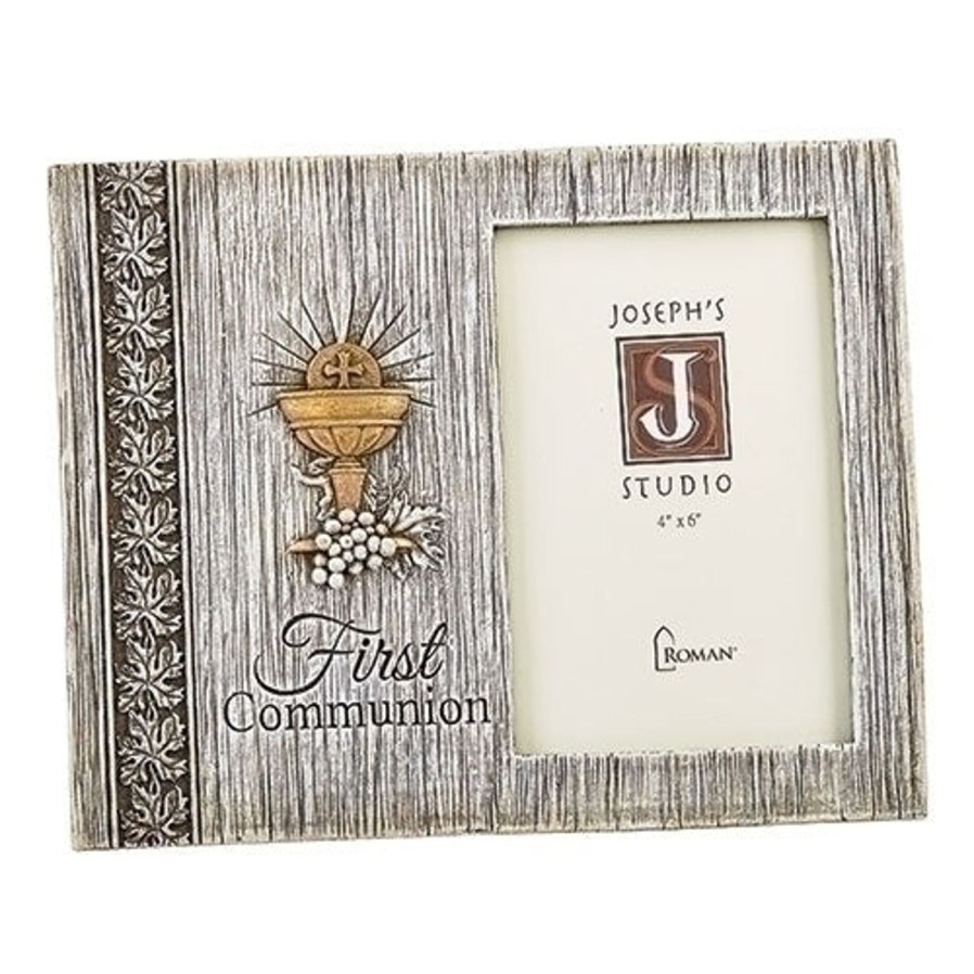 Occasions Regers Communion Frames Plaques & Keepsake Boxes | Distressed Communion Frame 7.5"H