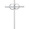 Occasions Regers Wedding&Anniversary Crosses & Crucifixes | Cross - 10In. Polished Aluminum Wedding Cross Boxed