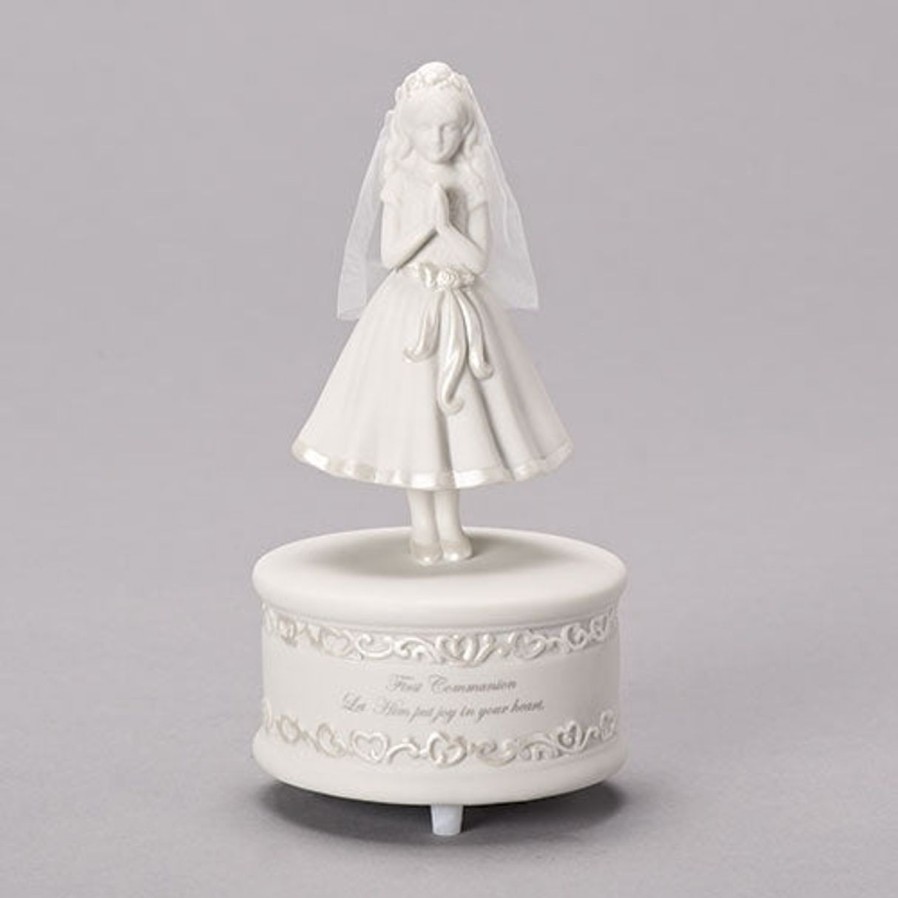 Occasions Regers Communion Statues | Communion Girl Musical Figure 7.5"H