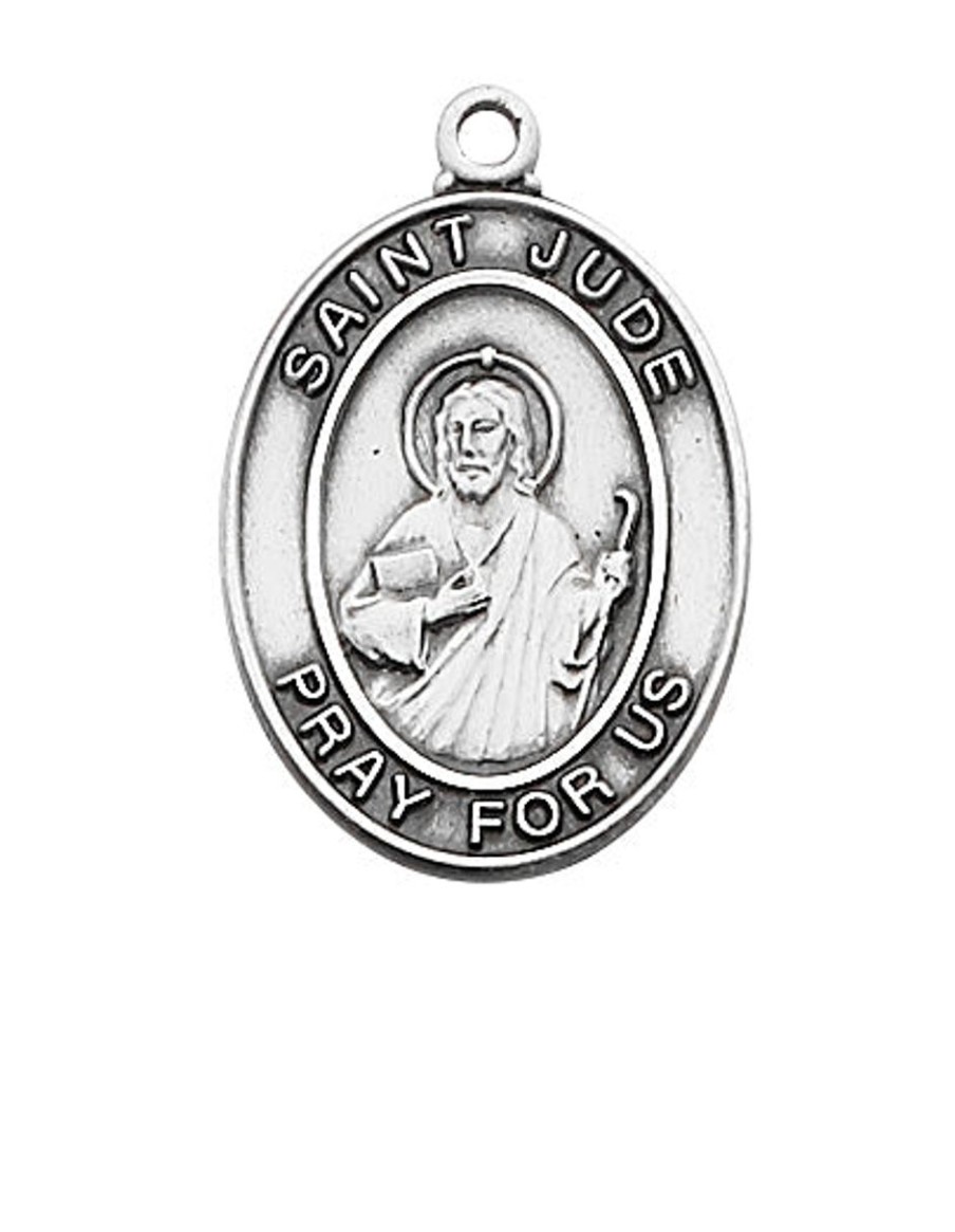 Jewelry&Medals Regers | Jude - St. Jude Medal - Sterling Silver