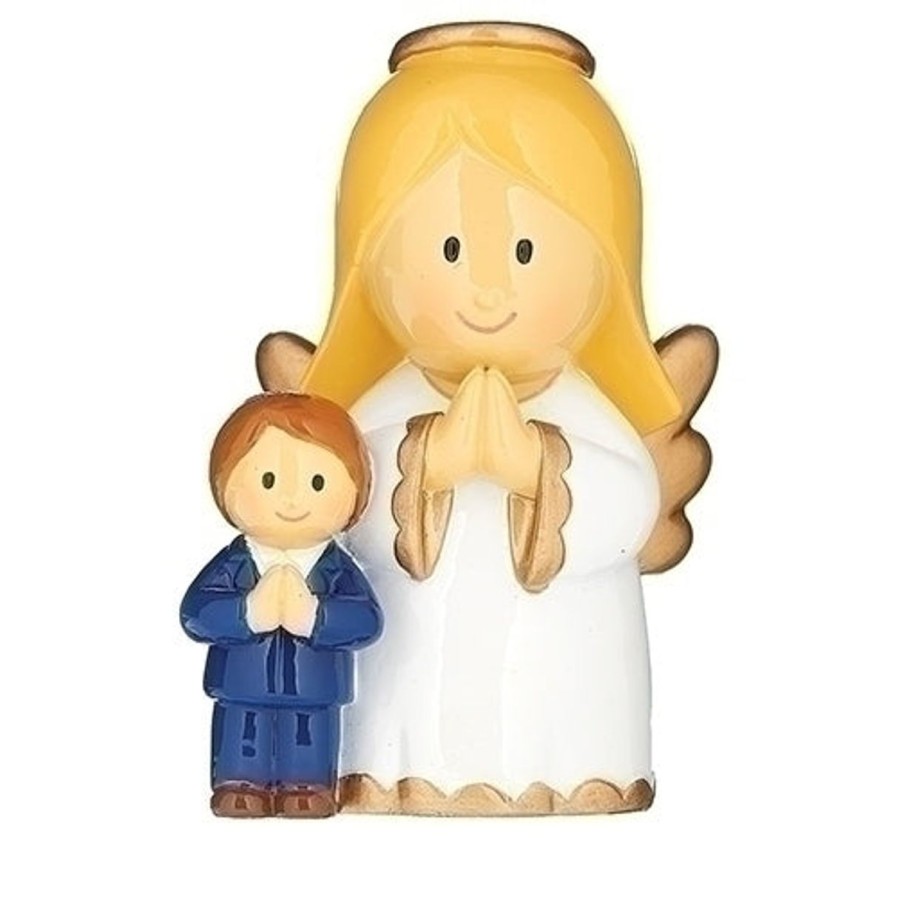 Occasions Regers Communion Statues | Angel With Communion Boy Figure 3"H