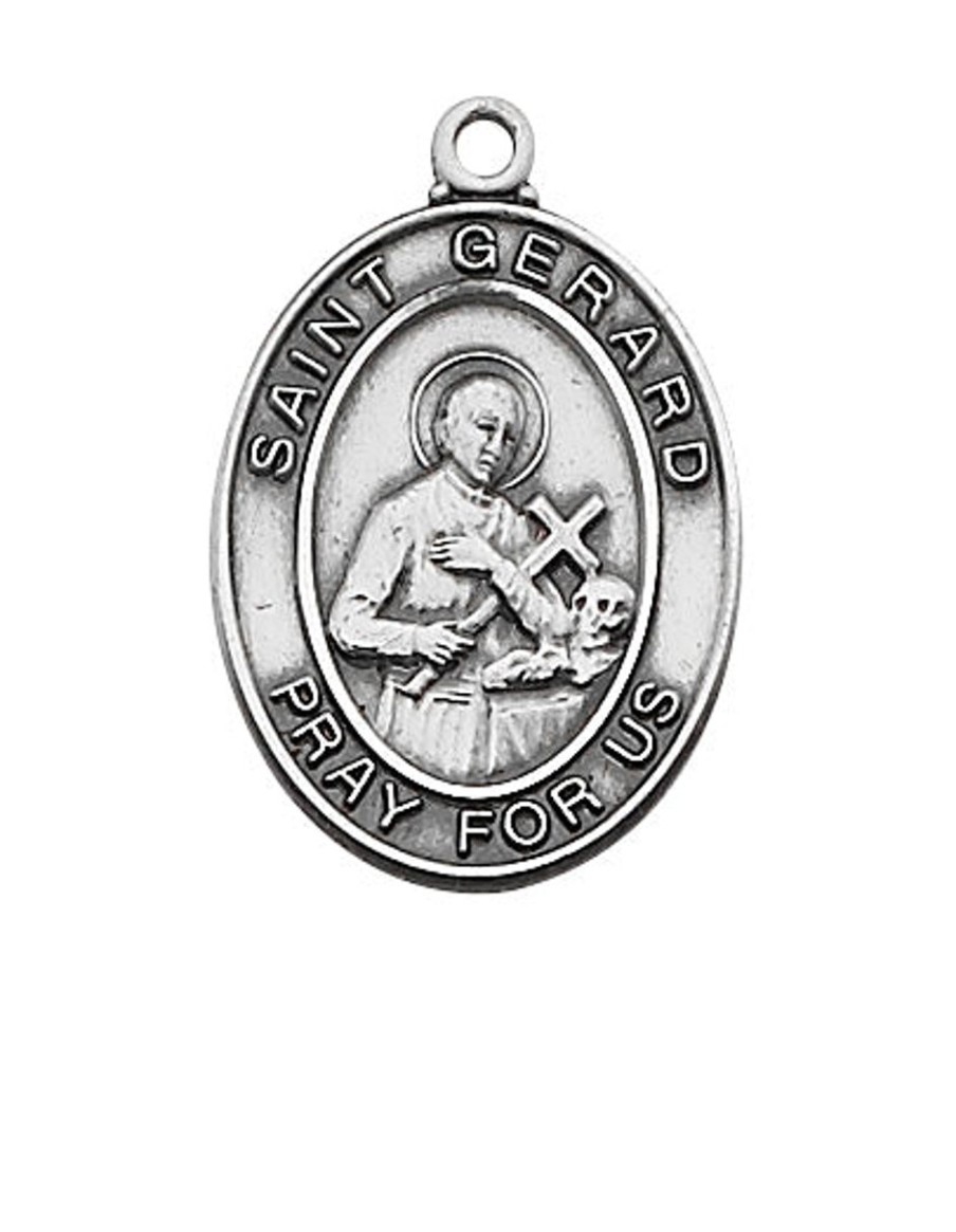 Jewelry&Medals Regers | Gerard - St. Gerard Medal - Sterling Silver