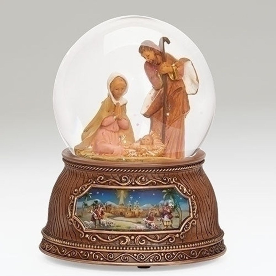 Christmas&Advent Regers | Fontanini Holy Family Snow Globe 5.5"H