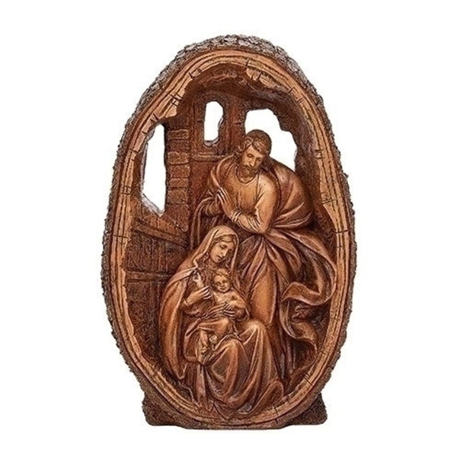 Statues Regers | Holy Family Carved Figure 11"H