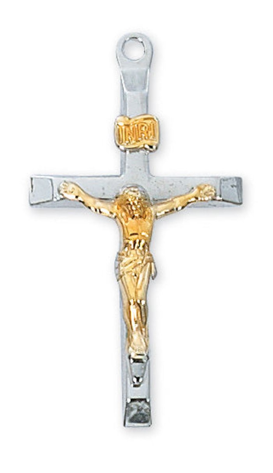 Jewelry&Medals Regers | Crucifix Necklace - Sterling Silver 20"