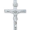 Jewelry&Medals Regers | Crucifix Necklace - Sterling Silver 20"