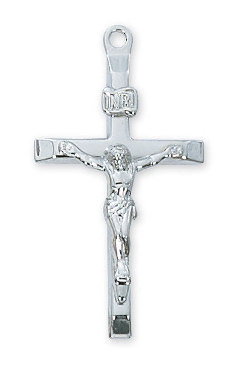 Jewelry&Medals Regers | Crucifix Necklace - Sterling Silver 20"