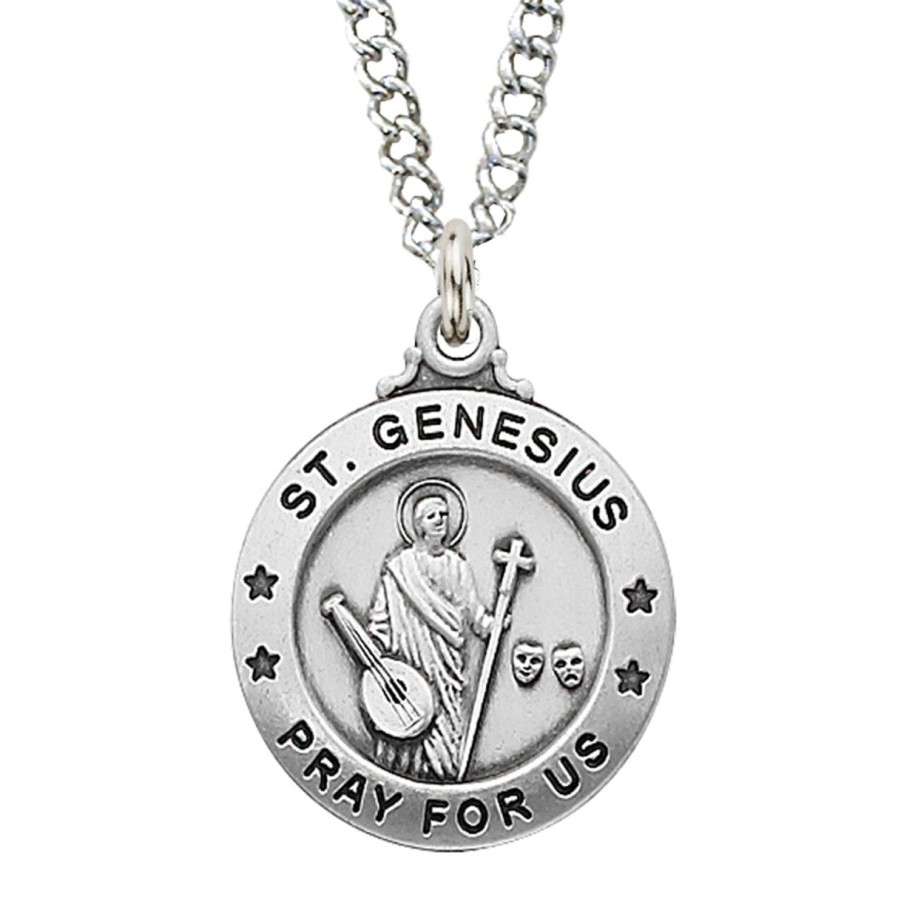 Jewelry&Medals Regers | Gensis - St. Genesis Medal - Sterling Silver