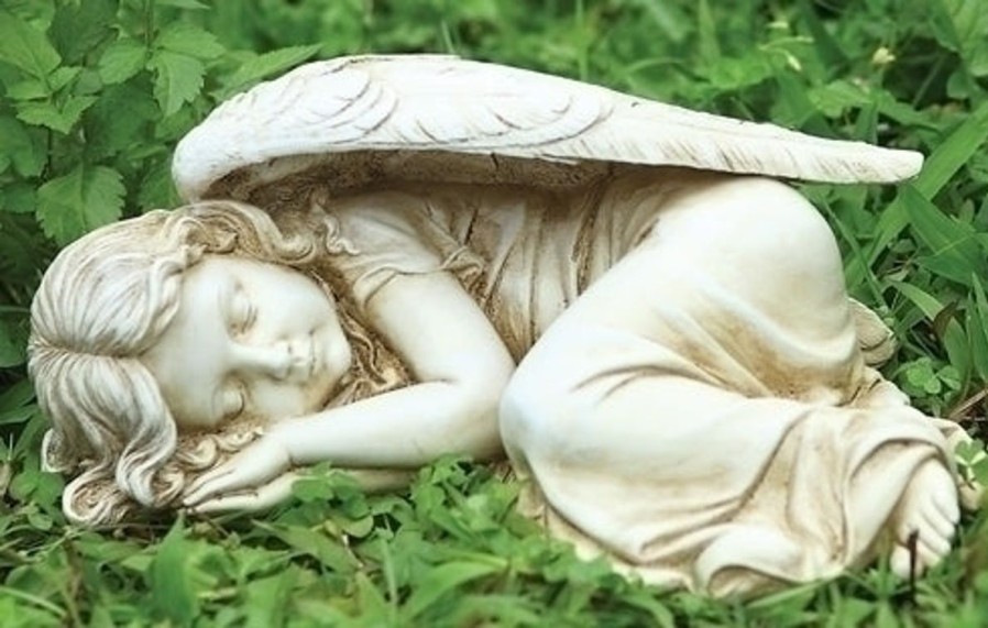 Statues Regers | Sleeping Angel Garden Statue 5.25"H