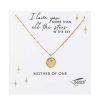 Jewelry&Medals Regers | Moon And Stars Necklace For Mother Of One 16"L