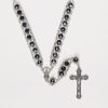 Rosaries Regers | Ladder Rosary Black 18.75"L