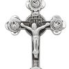 Jewelry&Medals Regers | Crucifix Necklace - Sterling Silver 16-18"