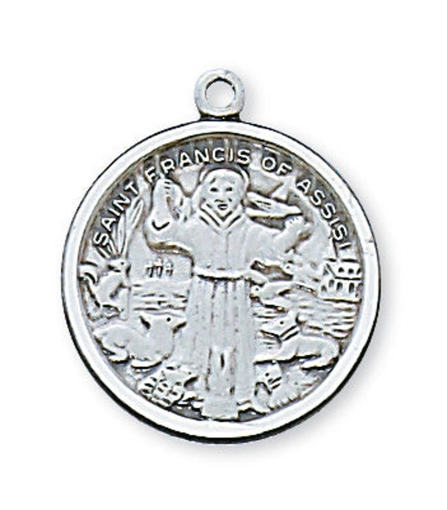 Jewelry&Medals Regers | Francis - St. Francis Medal - Sterling Silver