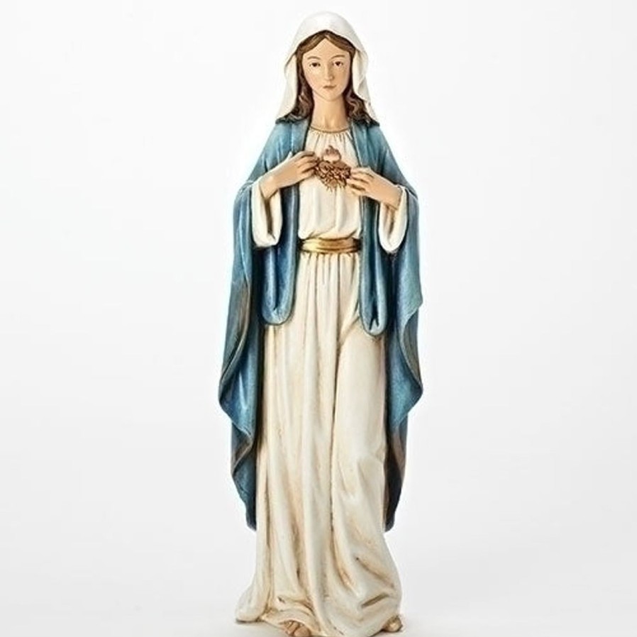 Statues Regers | Immaculate Heart Of Mary Statue 17.25"H