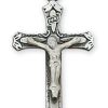 Jewelry&Medals Regers | Crucifix Necklace - Sterling Silver 18"