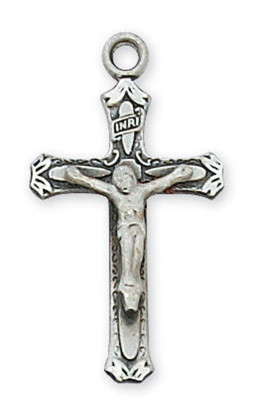 Jewelry&Medals Regers | Crucifix Necklace - Sterling Silver 18"